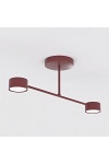 Lampa sufitowa HALO 2 BURGUNDY - Emibig