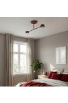 Lampa sufitowa HALO 2 BURGUNDY - Emibig