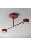 Lampa sufitowa HALO 2 BURGUNDY - Emibig