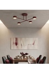 Lampa sufitowa HALO 4 BURGUNDY - Emibig