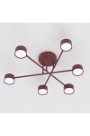 Lampa sufitowa HALO 6 BURGUNDY - Emibig