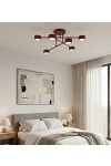 Lampa sufitowa HALO 6 BURGUNDY - Emibig