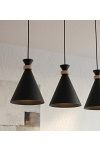 Lampa wisząca ZERO 3 BLACK - Emibig
