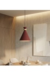 Lampa wisząca ZERO 1 BURGUNDY - Emibig