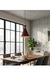 Lampa wisząca ZERO 1 BURGUNDY - Emibig