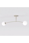Lampa sufitowa PREGOS 2 MOKKA OPAL - Emibig