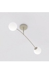 Lampa sufitowa PREGOS 2 MOKKA OPAL - Emibig