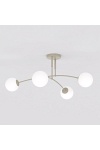 Lampa sufitowa PREGOS 4 MOKKA OPAL - Emibig