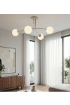Lampa sufitowa PREGOS 4 MOKKA OPAL - Emibig