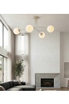 Lampa sufitowa PREGOS 4 MOKKA OPAL - Emibig