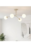 Lampa sufitowa PREGOS 4 MOKKA OPAL - Emibig