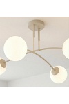 Lampa sufitowa PREGOS 4 MOKKA OPAL - Emibig
