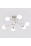 Lampa sufitowa PREGOS 6 MOKKA OPAL - Emibig