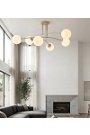 Lampa sufitowa PREGOS 6 MOKKA OPAL - Emibig