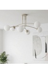 Lampa sufitowa PREGOS 6 MOKKA OPAL - Emibig