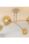 Lampa sufitowa PREGOS 4 MOKKA MIODOWY - Emibig