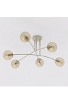 Lampa sufitowa PREGOS 6 MOKKA MIODOWY - Emibig