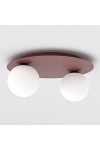Lampa sufitowa SOLAR 2 BURGUNDY OPAL - Emibig