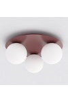 Lampa sufitowa SOLAR 3 BURGUNDY OPAL - Emibig