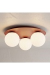 Lampa sufitowa SOLAR 3 BURGUNDY OPAL - Emibig
