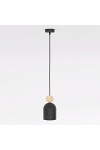 Lampa wisząca MESI 1 BLACK - Emibig