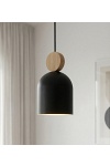 Lampa wisząca MESI 1 BLACK - Emibig