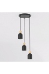 Lampa wisząca MESI 3 BL PREM - Emibig