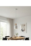 Lampa wisząca MESI 1 WHITE - Emibig