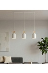 Lampa wisząca MESI 3 WHITE - Emibig