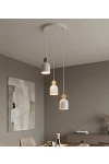Lampa wisząca MESI 3 WH PREMIUM - Emibig