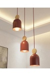 Lampa wisząca MESI 3PREM BURGUNDY - Emibig