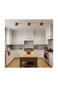 Lampa sufitowa NANO 1 BURGUNDY - Emibig
