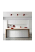 Lampa sufitowa NANO 1 BURGUNDY - Emibig
