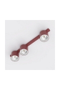 Lampa sufitowa NANO 3 BURGUNDY - Emibig