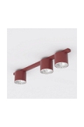 Lampa sufitowa NANO 3 BURGUNDY - Emibig