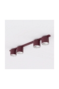 Lampa sufitowa NANO 4 BURGUNDY - Emibig