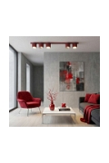 Lampa sufitowa NANO 5 BURGUNDY - Emibig