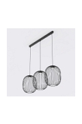 Lampa wisząca MANTRA 3 BLACK - Emibig