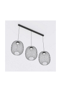 Lampa wisząca MANTRA 3 BLACK - Emibig