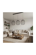Lampa wisząca MANTRA 3 BLACK - Emibig