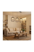 Lampa wisząca MANTRA 3 BLACK - Emibig