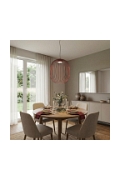 Lampa wisząca MANTRA 1 BURGUNDY - Emibig