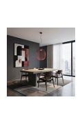 Lampa wisząca MANTRA 1 BURGUNDY - Emibig