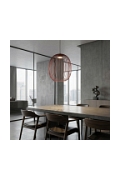 Lampa wisząca MANTRA 1 BURGUNDY - Emibig