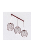 Lampa wisząca MANTRA 3 BURGUNDY - Emibig
