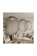 Lampa wisząca MANTRA 3 MOKKA - Emibig