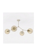 Lampa sufitowa SPACE 4 MOKKA AMBER - Emibig