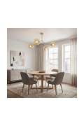 Lampa sufitowa SPACE 4 MOKKA AMBER - Emibig
