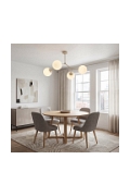 Lampa sufitowa SPACE 4 MOKKA OPAL - Emibig