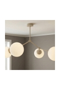 Lampa sufitowa SPACE 4 MOKKA OPAL - Emibig